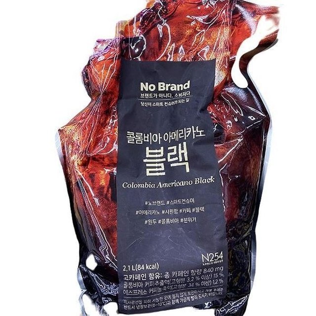 콜롬비아 아메리카노 블랙 2.1L x 2개 c76388
