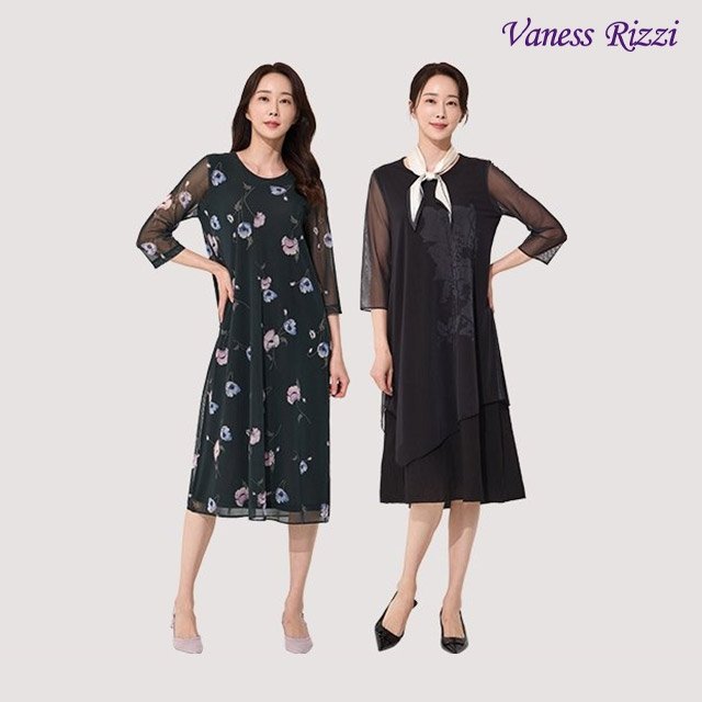 24SS 바네사리찌 로망스 메쉬 원피스 2종