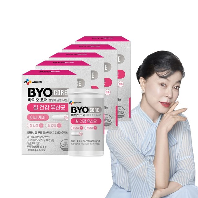 바이오코어 질 건강 유산균(350mg x30캡슐) x5박스 5개월분