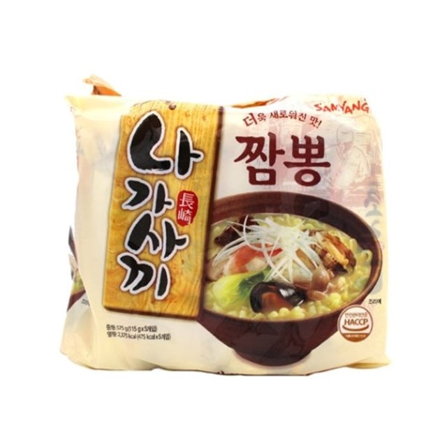 [새벽시장][우리가락]삼양 나가사끼짬뽕 멀티 115g x 5팩