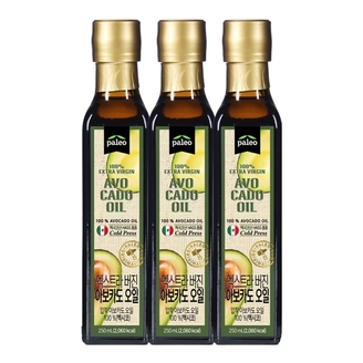 팔레오 아보카도오일 엑스트라버진 250ml 3병 + 쇼핑백 증정