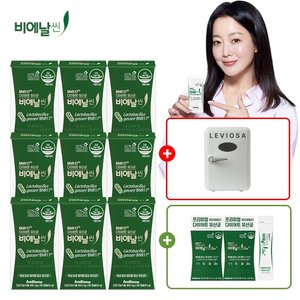(쇼핑엔티 단독구성)비에날씬 유산균 36주분+슬림플러스 4주분+미니냉장고(4L)