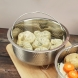 키친구 스텐 스티머 만두 야채 떡 이유식 만능 멀티 찜기 찜통 찜판 중형