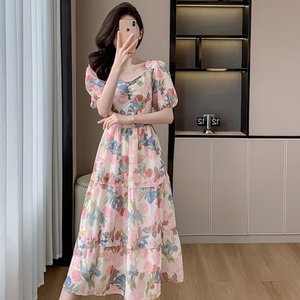 [비니브] 크라플 진주장식 원피스