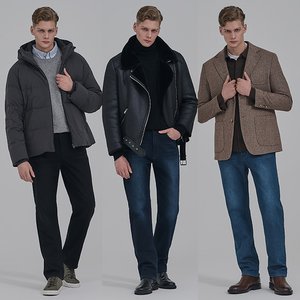 25FW 뱅뱅 남성 본딩 라이크라 소재 스트레이트  데님3종