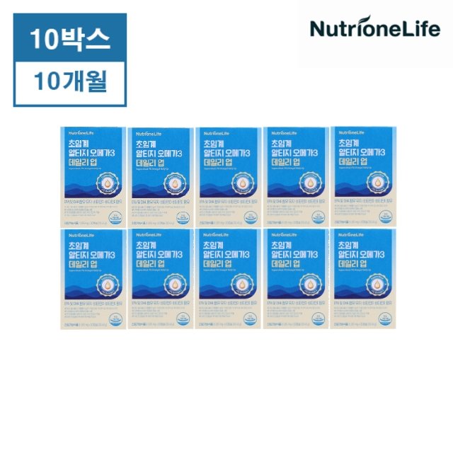 [세일]뉴트리원 초임계 알티지 오메가3 데일리업(10박스)