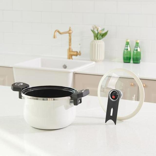 완벽 밀폐! 원터치 IH 쿠킹 저압 진공냄비 5L