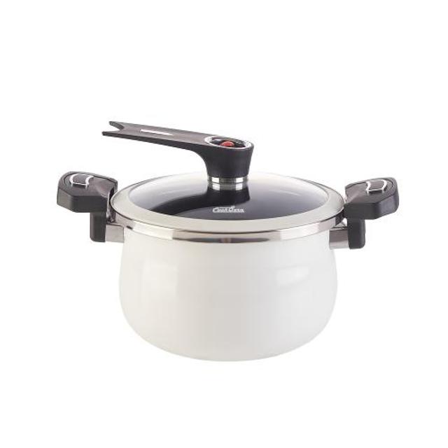 완벽 밀폐! 원터치 IH 쿠킹 저압 진공냄비 5L