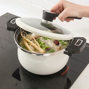 완벽 밀폐! 원터치 IH 쿠킹 저압 진공냄비 5L