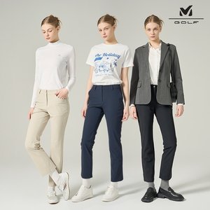 [프리미엄] 밀레골프 26SS 트리코트 파워 스트레치 팬츠 3종, 여성