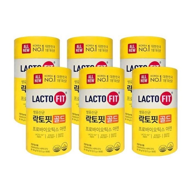 종근당건강 락토핏 올뉴 락토핏 골드 2g x 50포 6통 HIS