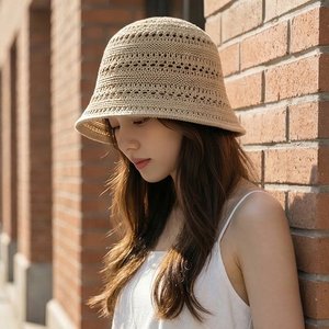 [3+3+1개 더!] 썸머브리즈 니트 벙거지모자 버킷햇 컬러4종