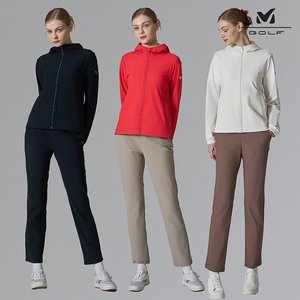 [프리미엄] 밀레골프 26SS 트리코트 스트레치 셋업 2종(자켓+팬츠), 여성