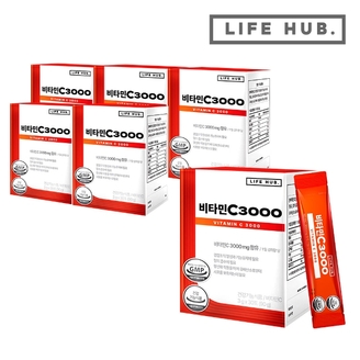 라이프허브 비타민C 3000 6박스(3g x 180포) 6개월분