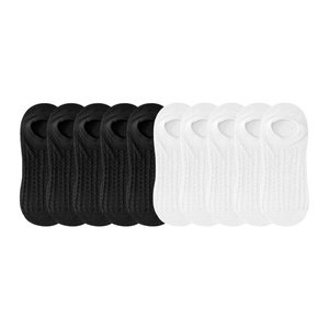 [20켤레+20켤레] 컬러풀 그물덧신 페이크삭스 벗겨짐방지 양말 총 40켤레세트/80P (혼합/흰검)