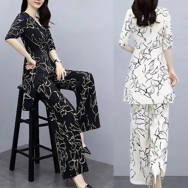 [비니브] 드로잉 패턴 상하세트 