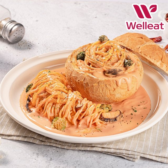 [웰리트]매콤 빠네 크림파스타 밀키트 (2인분)