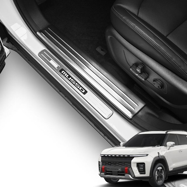 무쏘 EV 튜닝 도어스텝 몰딩 (WFJ6GPC)