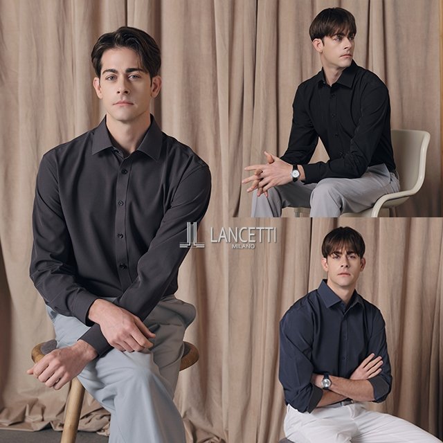 란체티 26SS 남성 우븐 셔츠 3종