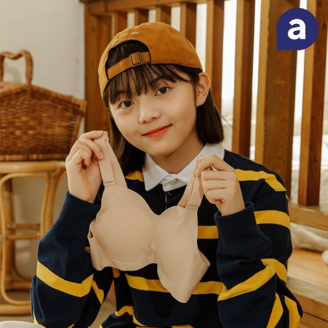 [아나콘다 이너웨어]더핏브라 하이틴 2종세트 브라1+팬티1 청소년 브라_P324457807