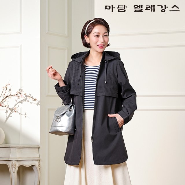 (가격인하/한정수량) 마담엘레강스 앨라 펀칭포인트 트렌치 1종