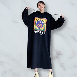 [비니브] 다비드 후드 원피스 2종