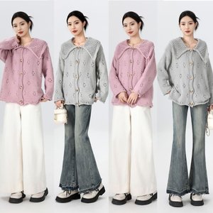 [비니브] 하우리 하프 니트 가디건