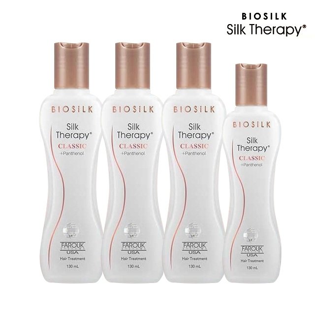 [특집구성] 실크테라피 하얀병 클래식 레트로 130ML * 3EA + 60ML * 2EA(방송에서만 무료체험분 포함!)