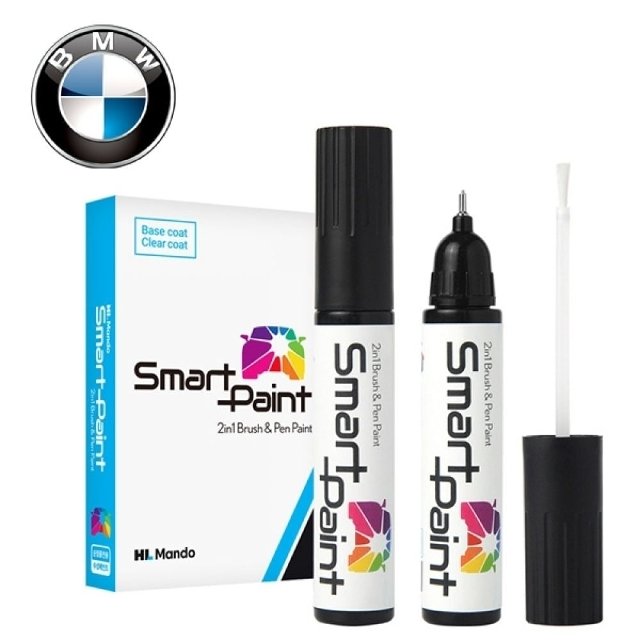 475 HL만도 BMW 페인트 붓펜+투명세트 차량용 블랙사 (WFLQMTV)