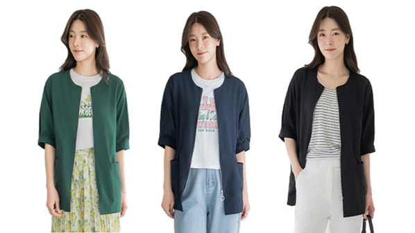26SS 리센느 7부 썸머 자켓 1종