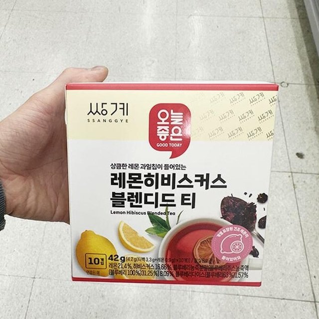 오늘좋은 레몬 히비스커스 블렌디드 티 4.2g x 10개 m800287