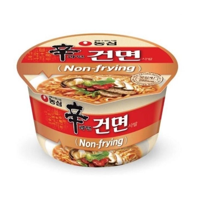 [농심] 신라면 건면 큰사발 77g  32개