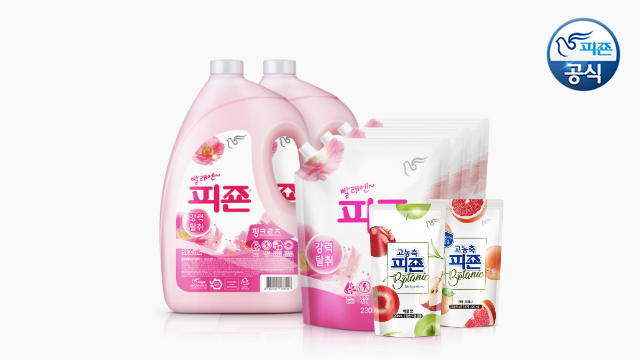 피죤 섬유유연제 3.1Lx2개+2.3Lx2개+2.3L본품x1개+보타닉200mlx2개 추가증정